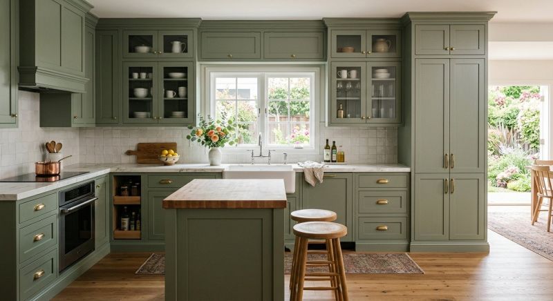 Cherry Cabinet Remodeling in Hendersonville, TN